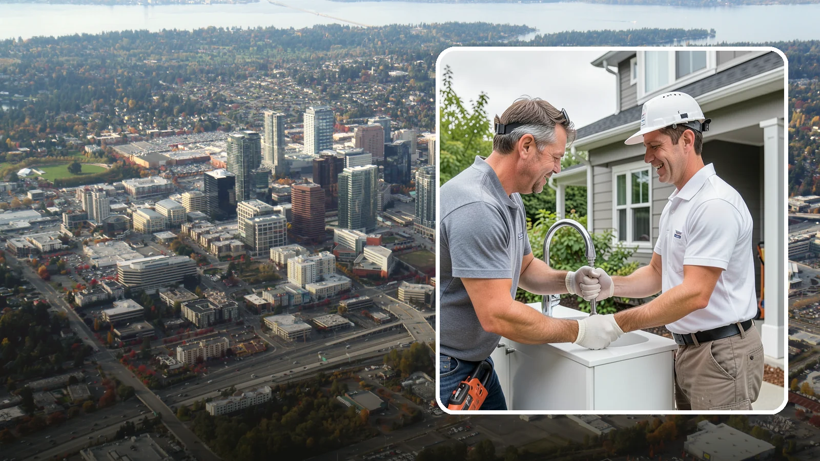 Faucet Installation in Bellevue, King County, WA - Installing a new kitchen faucet with secure mounting and leak-free supply-line connections.