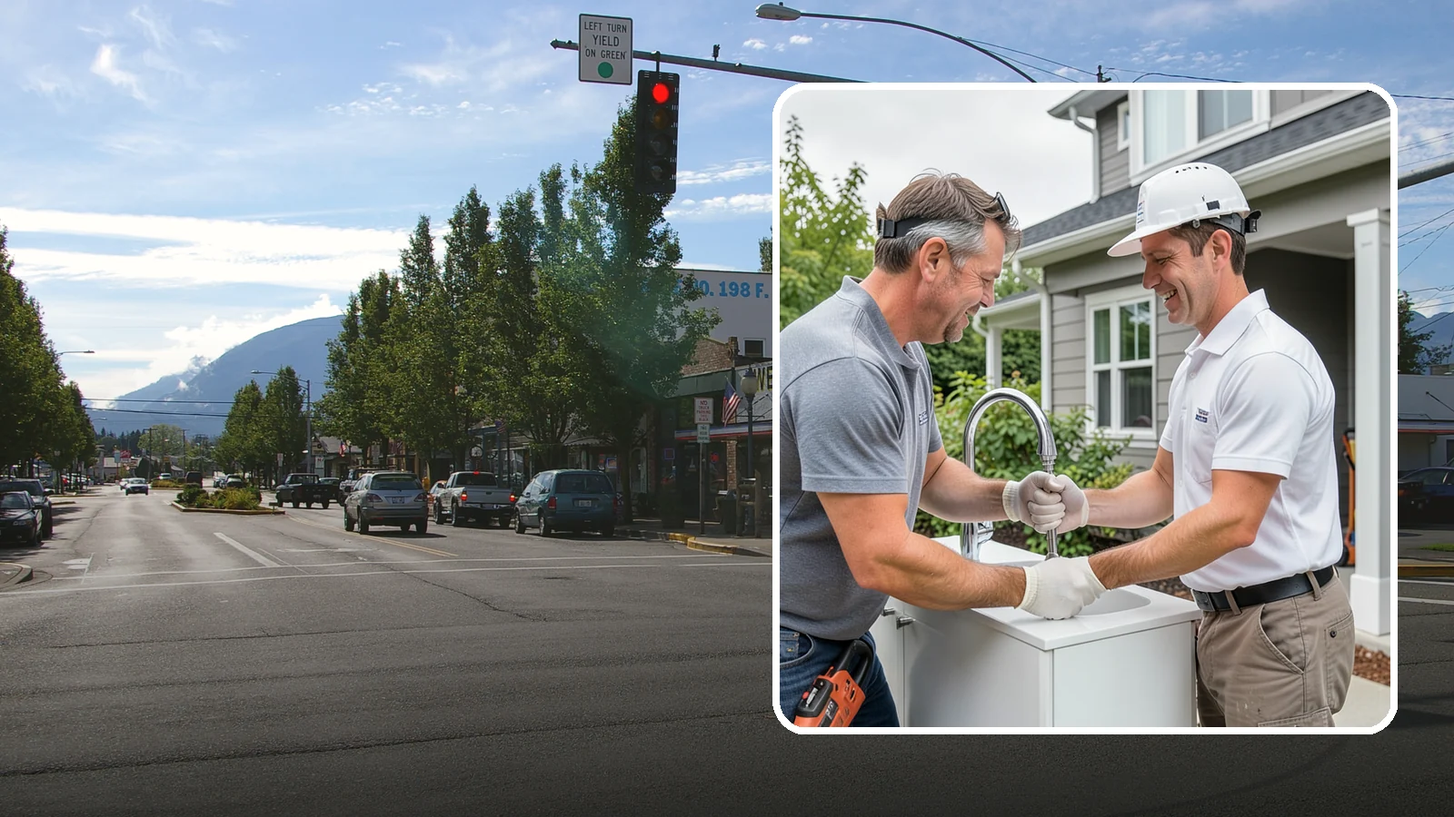 Faucet Installation in North Bend, King County, WA - Installing a new kitchen faucet with secure mounting and leak-free supply-line connections.