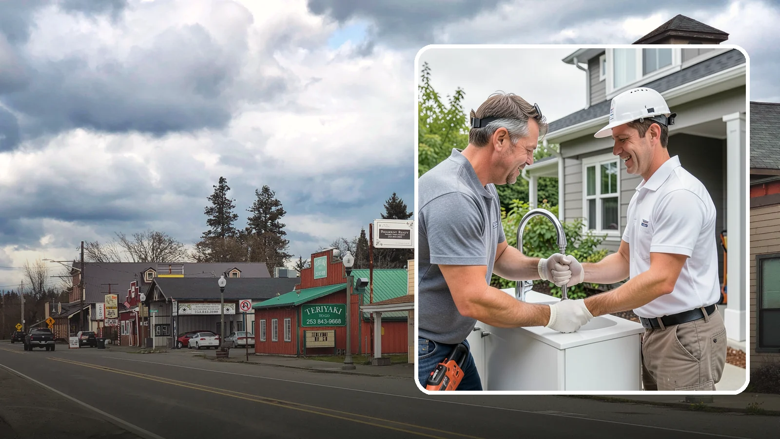 Faucet Installation in Roy, Pierce County, WA - Installing a new kitchen faucet with secure mounting and leak-free supply-line connections.