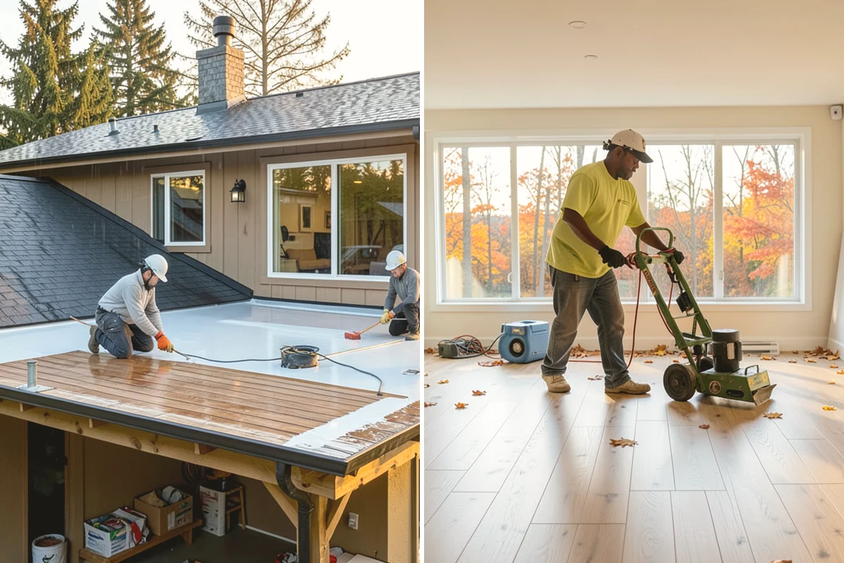 Faux Beam Installation in Anacortes, Skagit County, WA - Plan beam layout and spacing