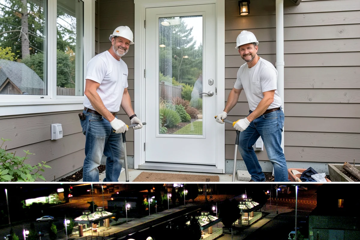 Faux Beam Installation in Auburn, King County, WA - Decorative beam installs are indoor projects that fit comfortably in any season.