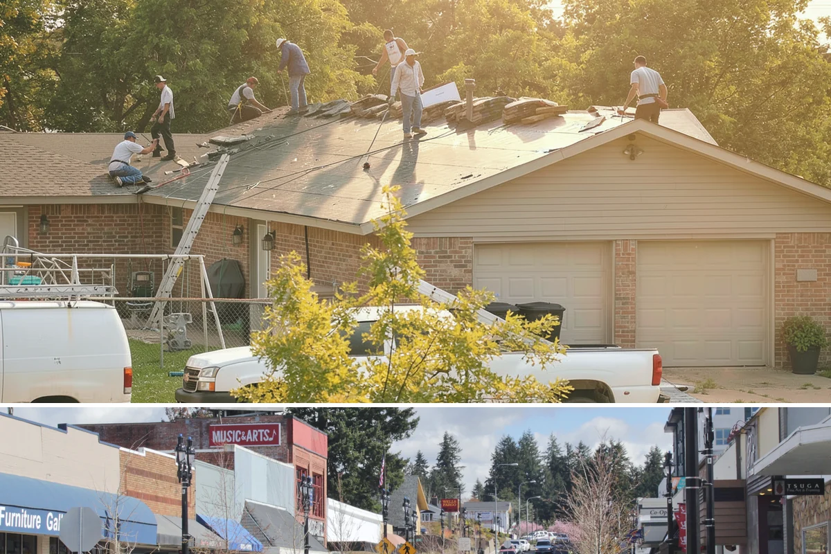 Faux Beam Installation in Bothell, King County, WA - Decorative beam installs are indoor projects that fit comfortably in any season.