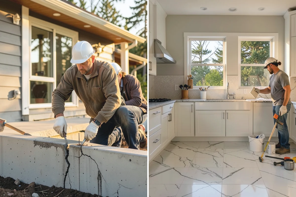Faux Beam Installation in Buckley, Pierce County, WA - Plan beam layout and spacing