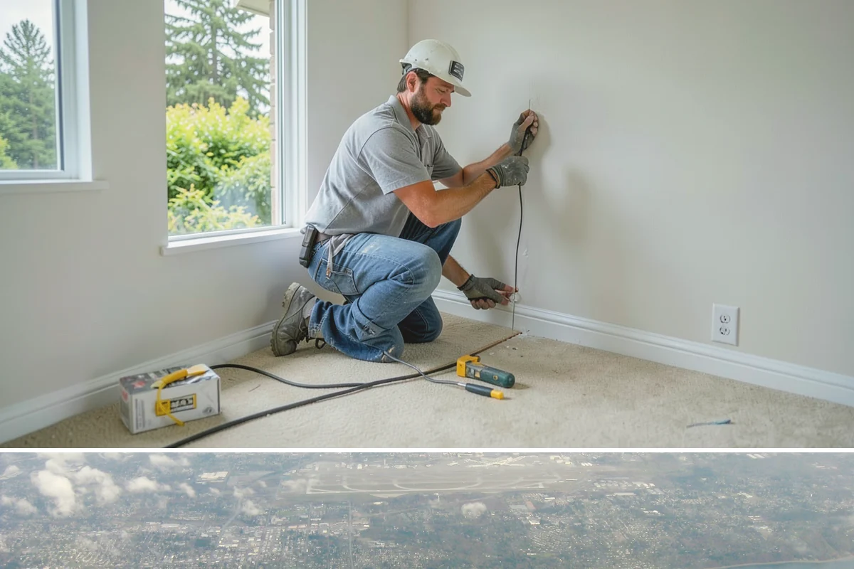 Faux Beam Installation in Burien, King County, WA - Decorative beam installs are indoor projects that fit comfortably in any season.