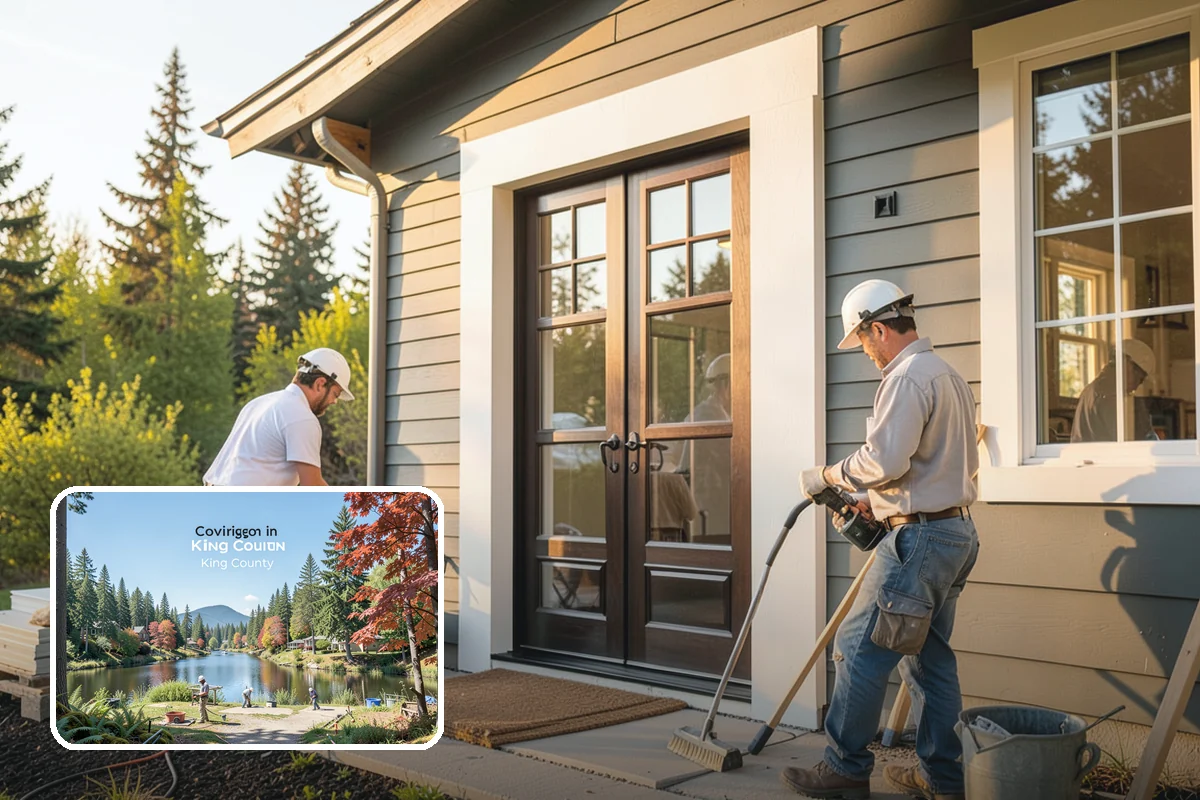 Faux Beam Installation in Covington, King County, WA - Adds character without structural work