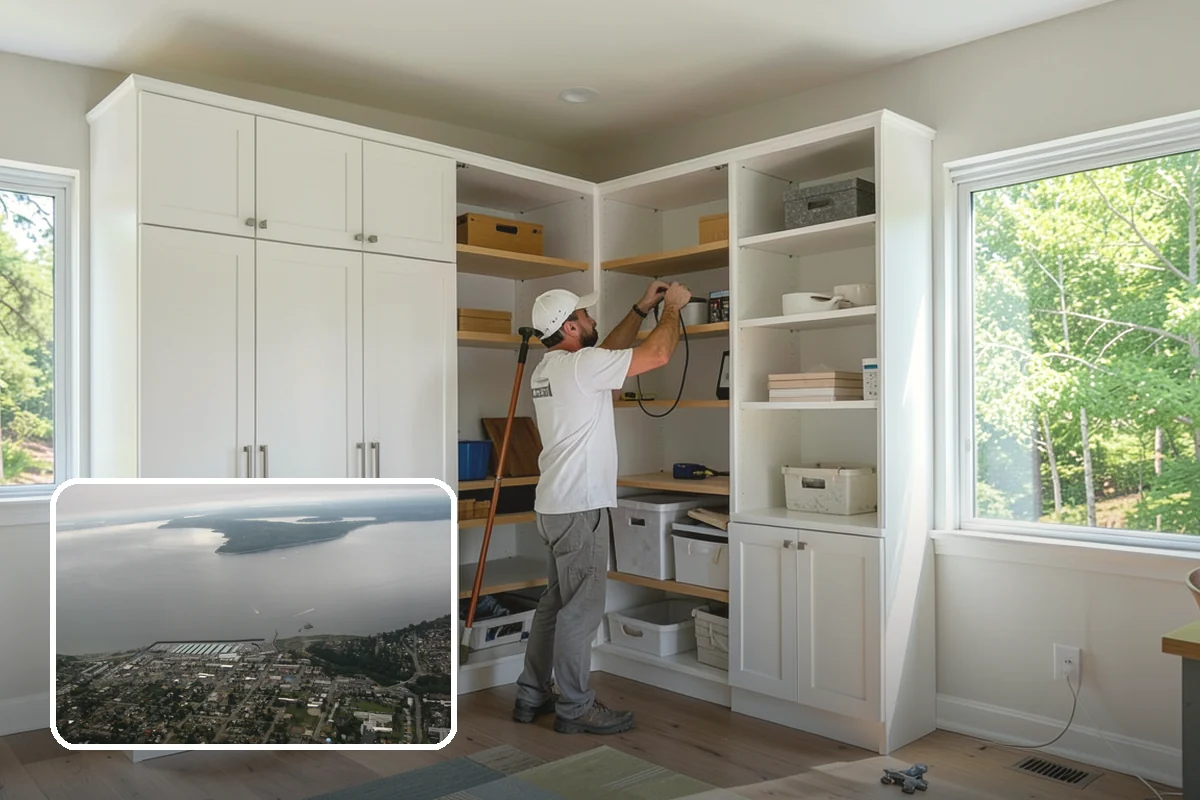 Faux Beam Installation in Des Moines, King County, WA - Adds character without structural work