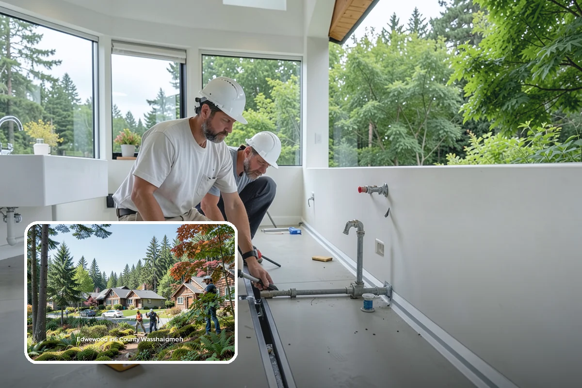 Faux Beam Installation in Edgewood, Pierce County, WA - Adds character without structural work