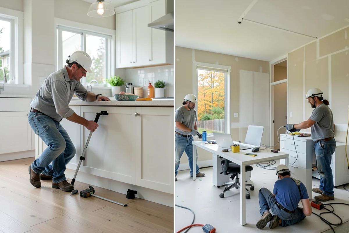 Faux Beam Installation in Everett, Snohomish County, WA - Plan beam layout and spacing