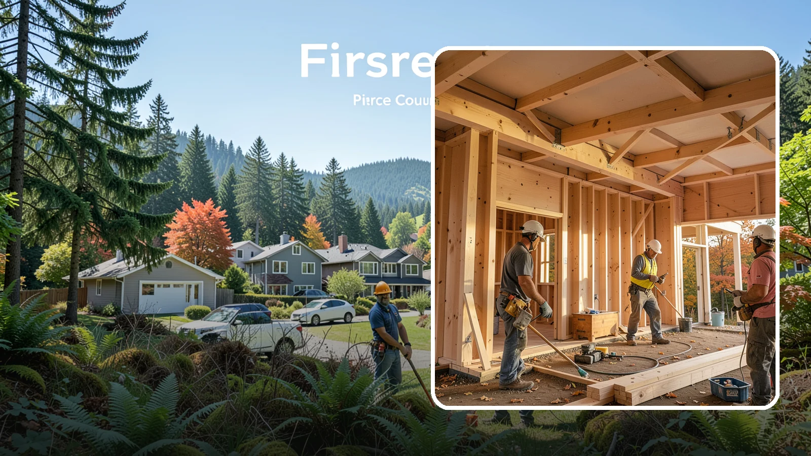 Faux Beam Installation in Fircrest, Pierce County, WA - Adding lightweight decorative beams to bring warmth and character to a ceiling without structural work.