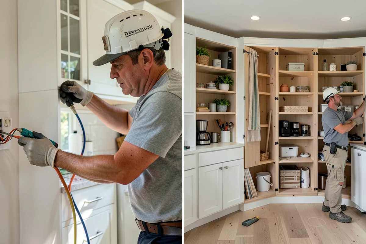 Faux Beam Installation in Hunts Point, King County, WA - Plan beam layout and spacing