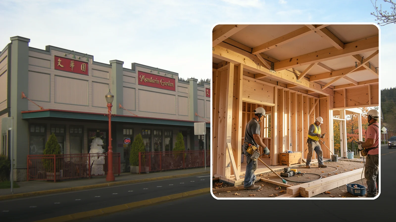 Faux Beam Installation in Issaquah, King County, WA - Adding lightweight decorative beams to bring warmth and character to a ceiling without structural work.