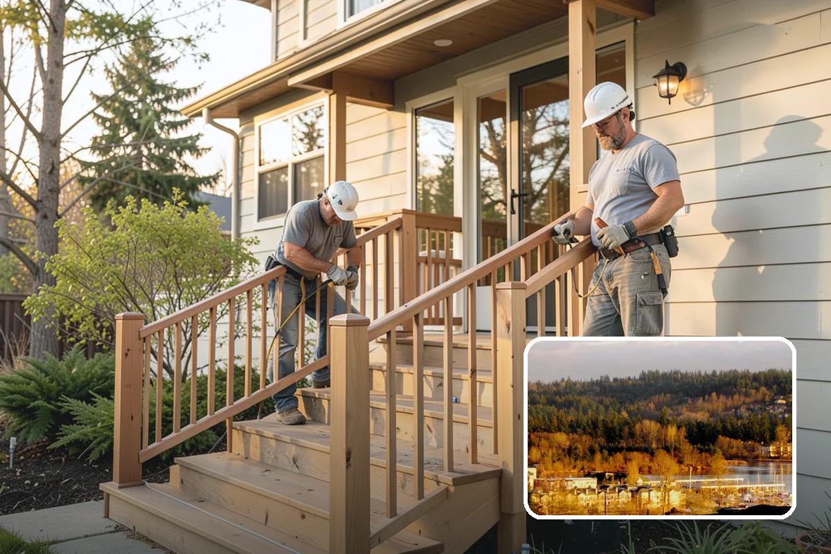 Faux Beam Installation in Kenmore, King County, WA - Adds character without structural work