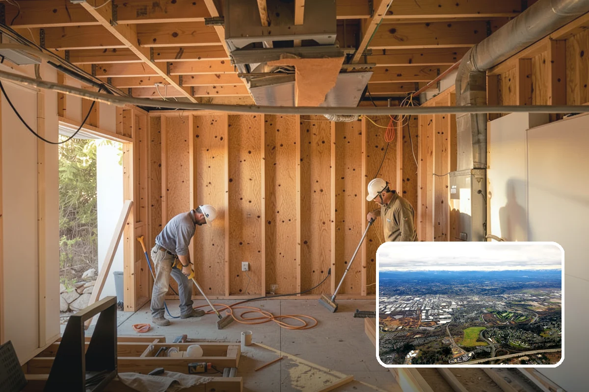 Faux Beam Installation in Kent, King County, WA - Adds character without structural work