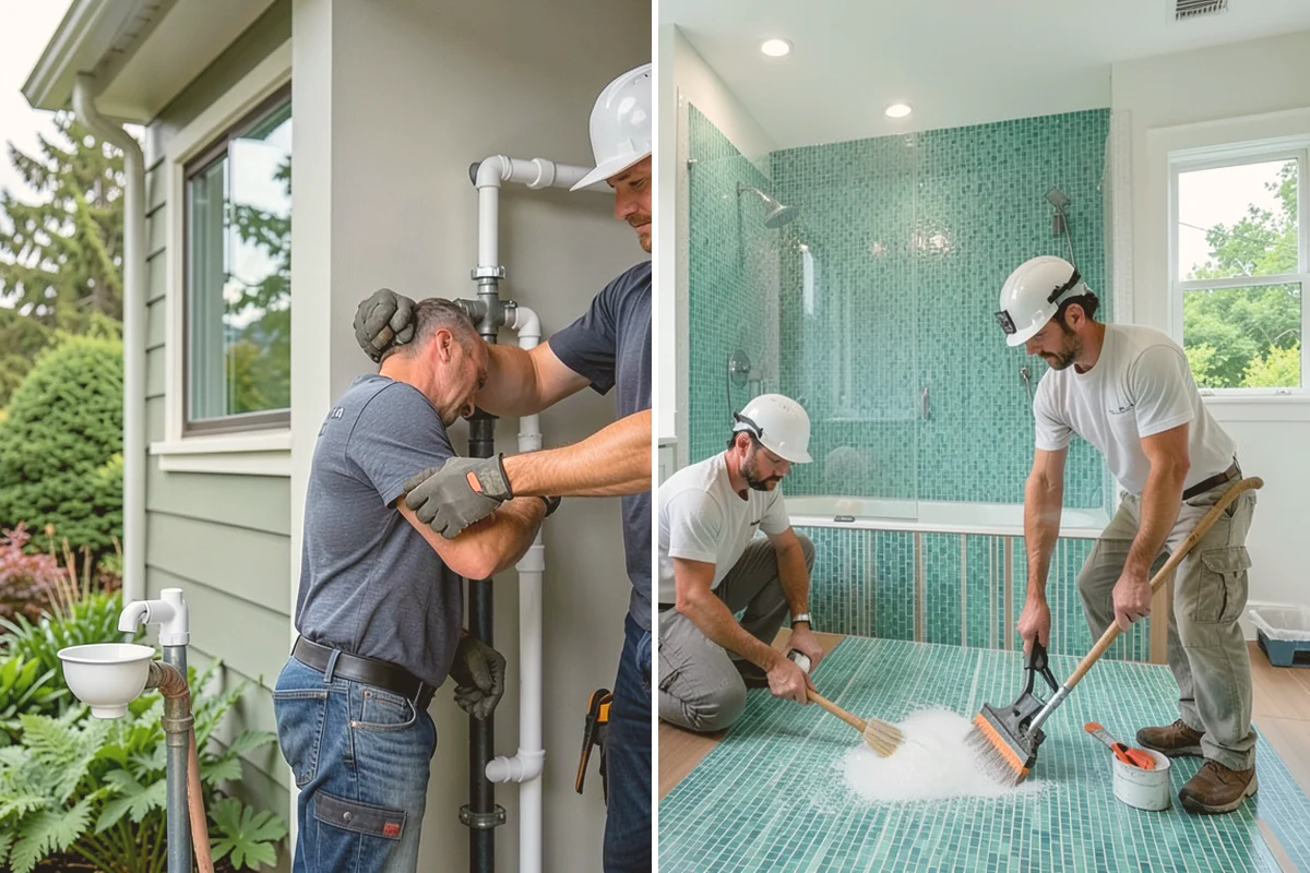 Faux Beam Installation in Kent, King County, WA - Plan beam layout and spacing