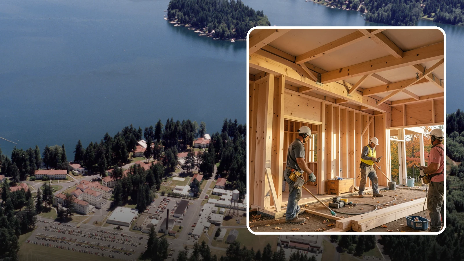 Faux Beam Installation in Lakewood, Pierce County, WA - Adding lightweight decorative beams to bring warmth and character to a ceiling without structural work.