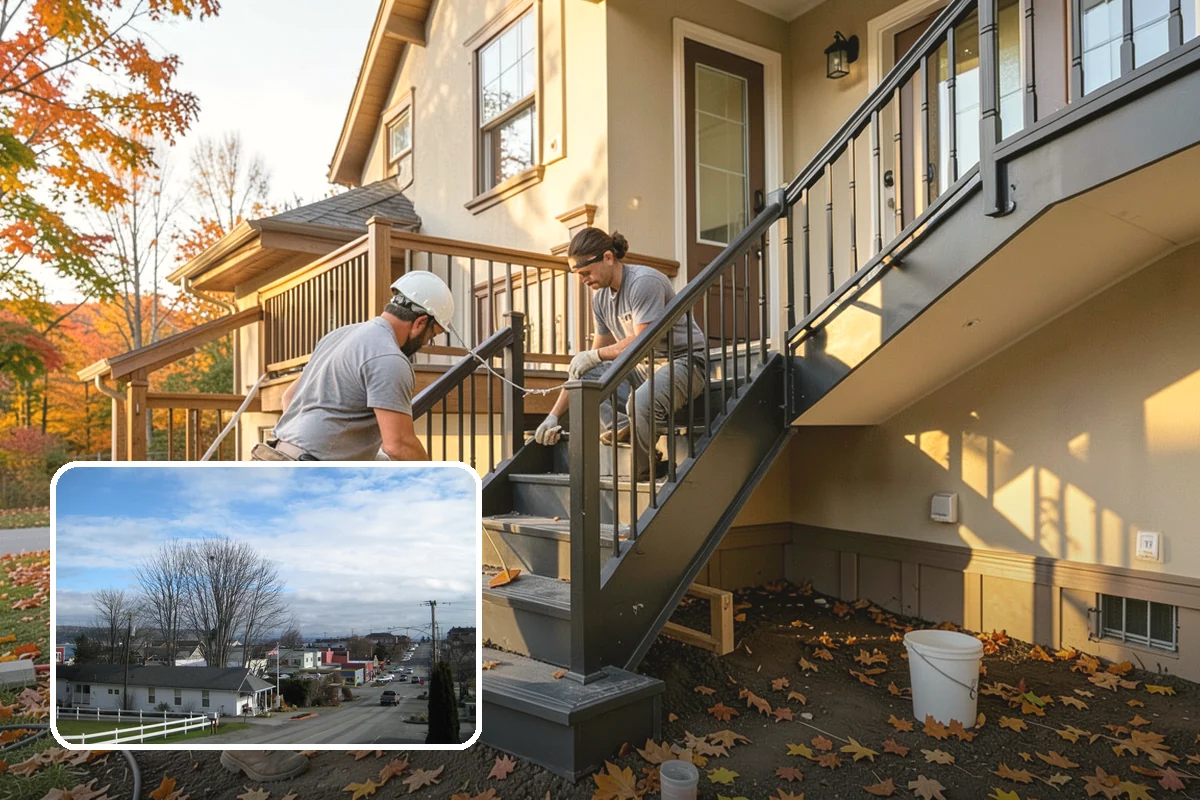 Faux Beam Installation in Langley, Island County, WA - Adds character without structural work