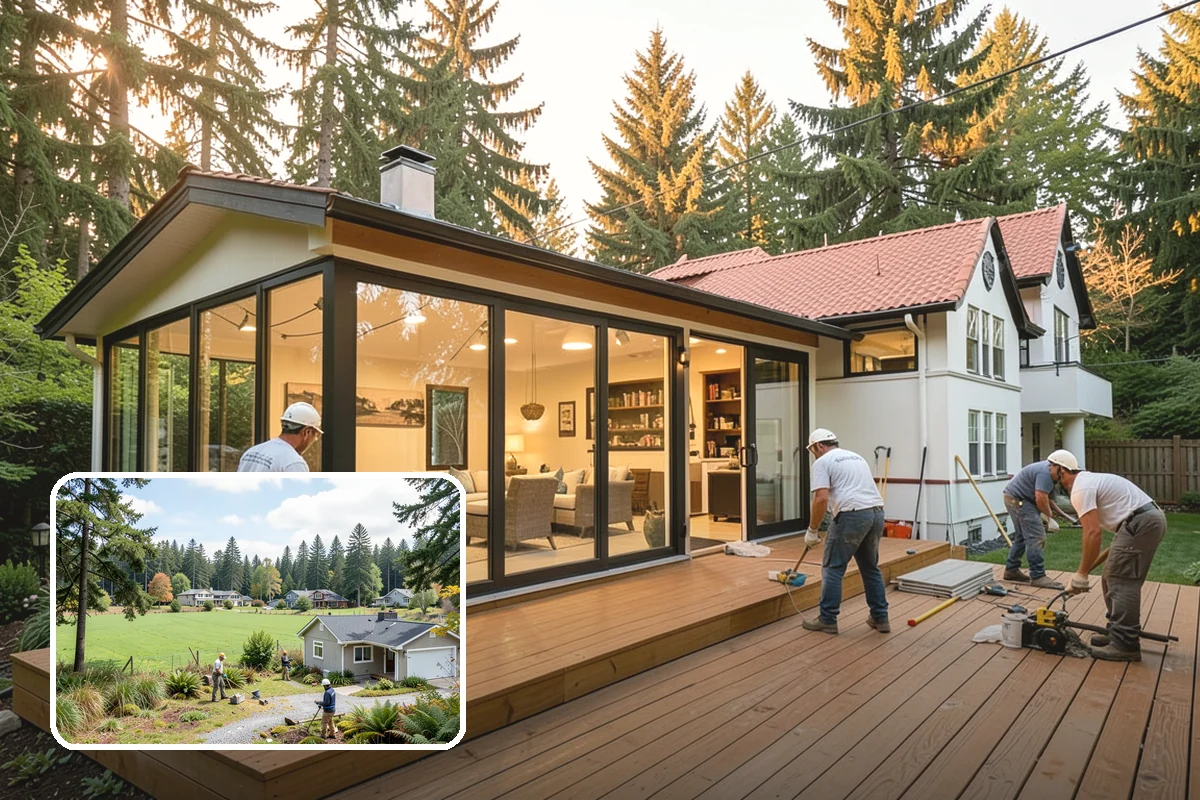 Faux Beam Installation in Lyman, Skagit County, WA - Adds character without structural work