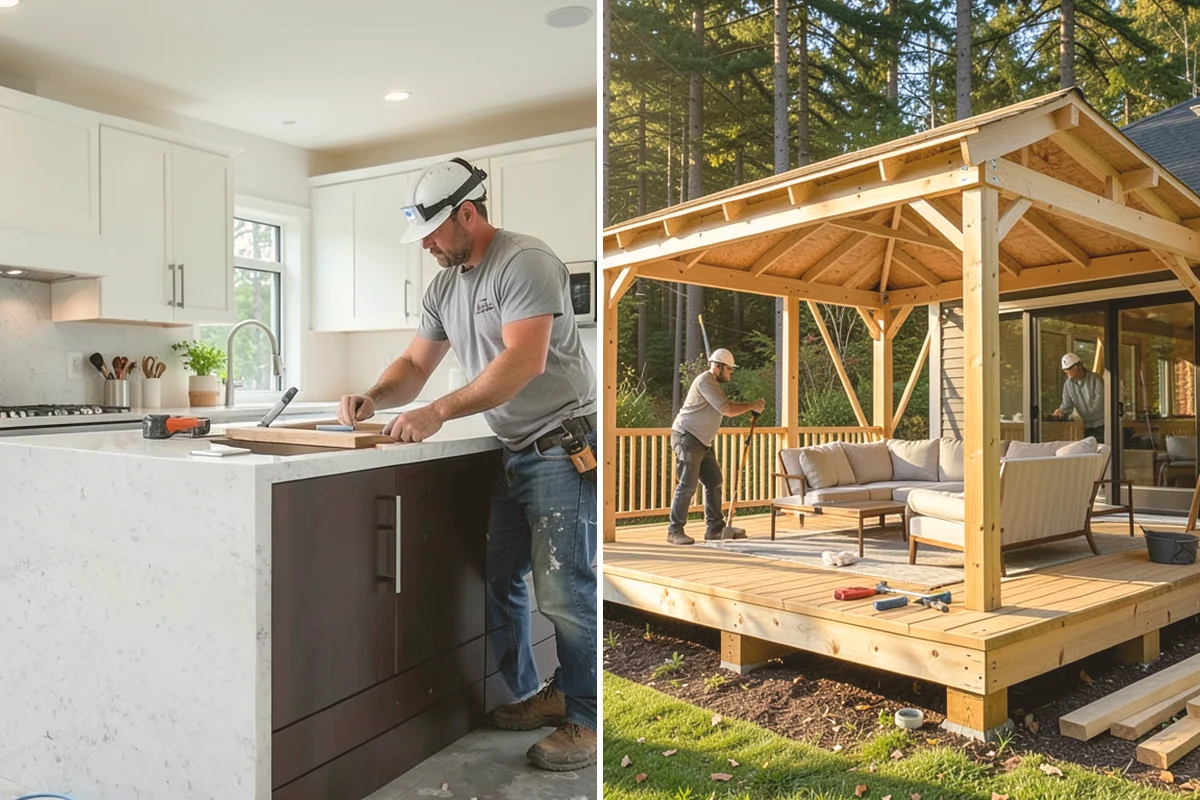 Faux Beam Installation in Lynnwood, Snohomish County, WA - Plan beam layout and spacing