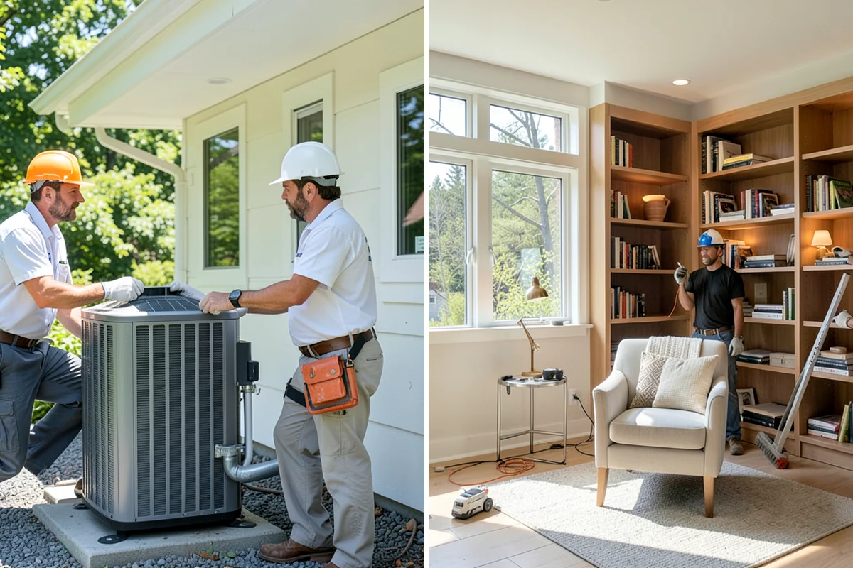 Faux Beam Installation in Maple Valley, King County, WA - Plan beam layout and spacing
