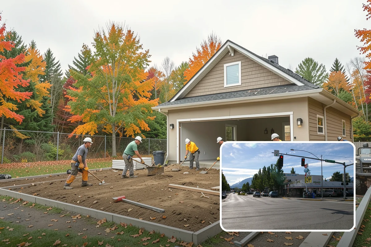 Faux Beam Installation in North Bend, King County, WA - Adds character without structural work