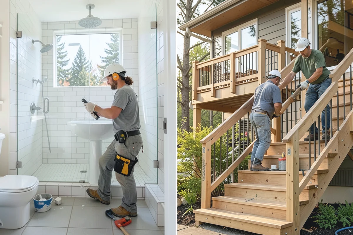 Faux Beam Installation in Renton, King County, WA - Plan beam layout and spacing