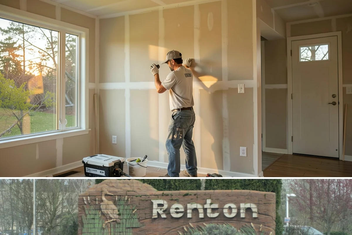Faux Beam Installation in Renton, King County, WA - Decorative beam installs are indoor projects that fit comfortably in any season.