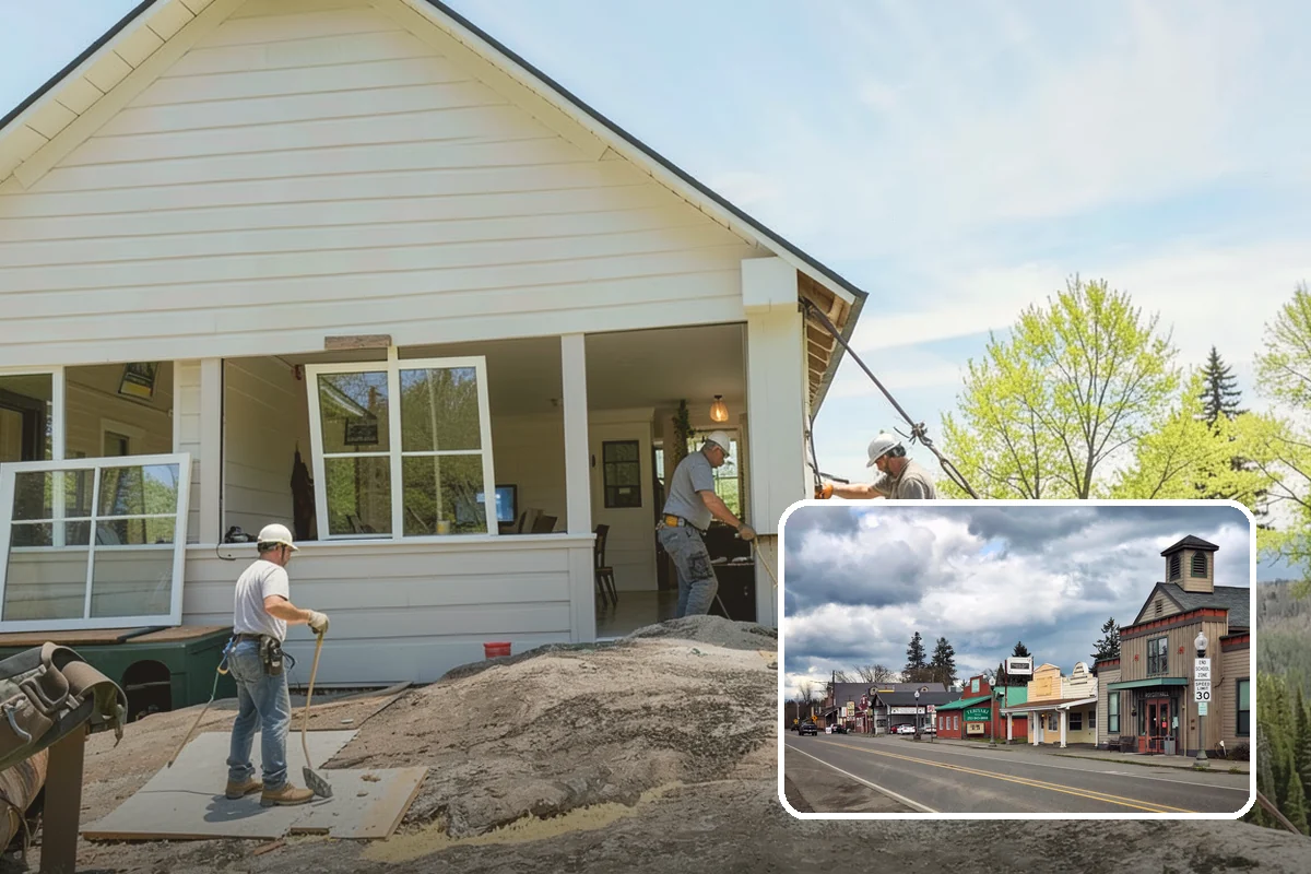 Faux Beam Installation in Roy, Pierce County, WA - Adds character without structural work