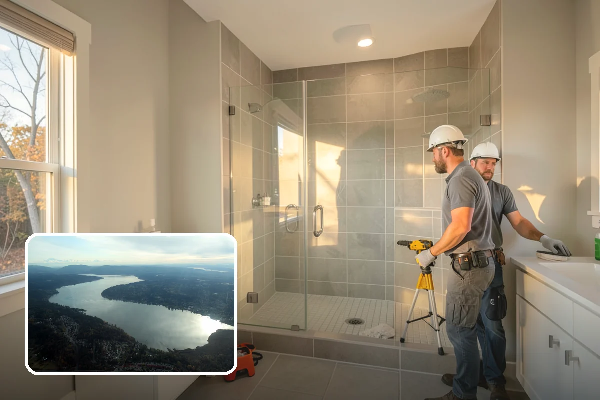 Faux Beam Installation in Sammamish, King County, WA - Adds character without structural work