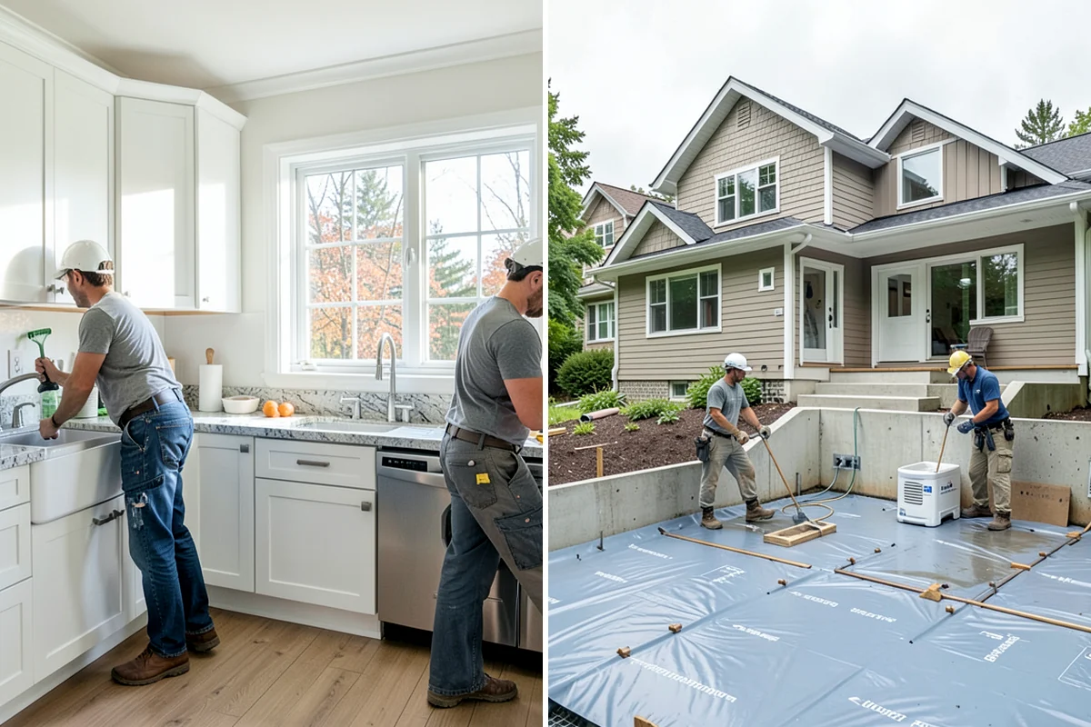 Faux Beam Installation in Seattle, King County, WA - Plan beam layout and spacing