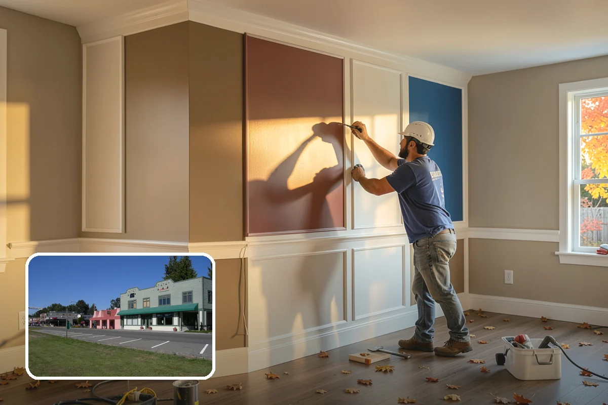 Faux Beam Installation in Snoqualmie, King County, WA - Adds character without structural work