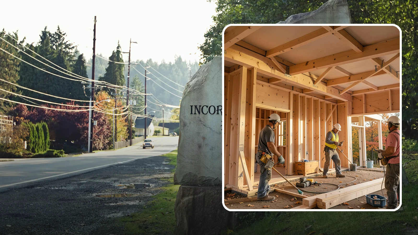 Faux Beam Installation in Wilkeson, Pierce County, WA - Adding lightweight decorative beams to bring warmth and character to a ceiling without structural work.