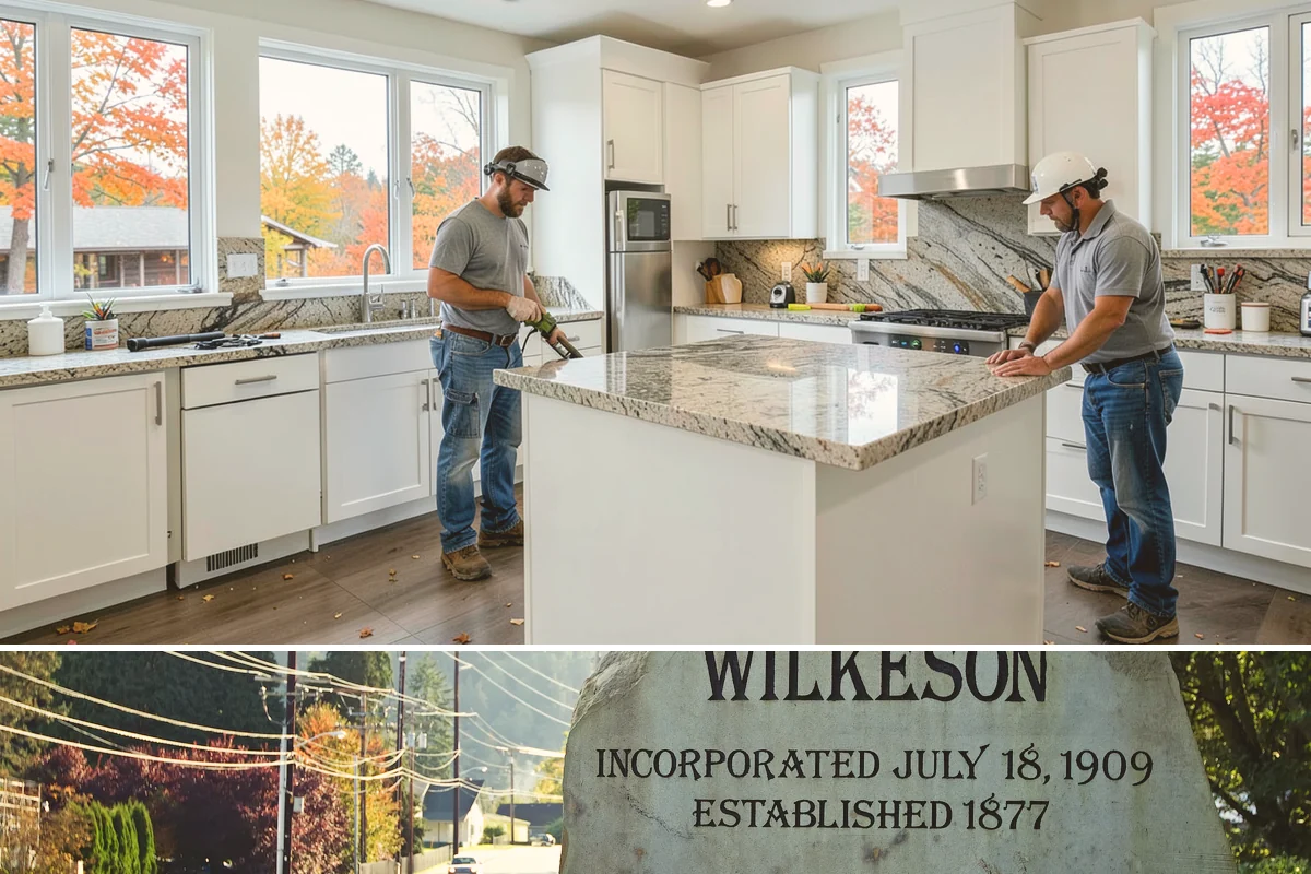 Faux Beam Installation in Wilkeson, Pierce County, WA - Decorative beam installs are indoor projects that fit comfortably in any season.