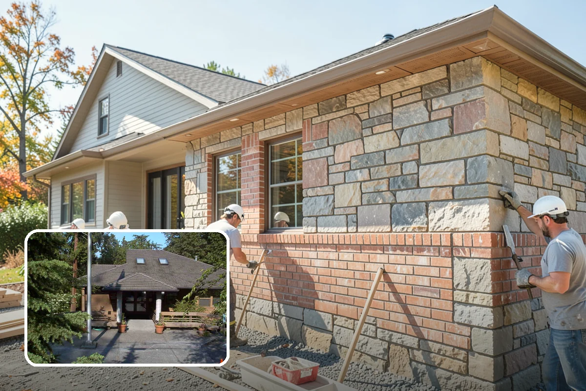 Faux Beam Installation in Yarrow Point, King County, WA - Adds character without structural work