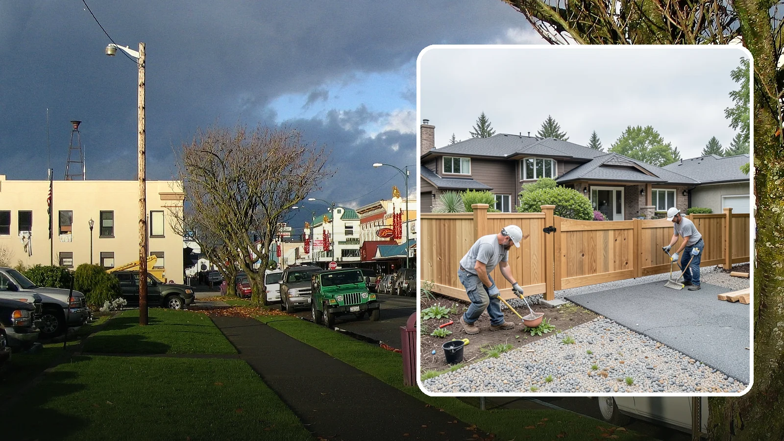 Fence Gate Installation in Arlington, Snohomish County, WA - A custom fence gate built for smooth, reliable operation and matched to your existing fence.