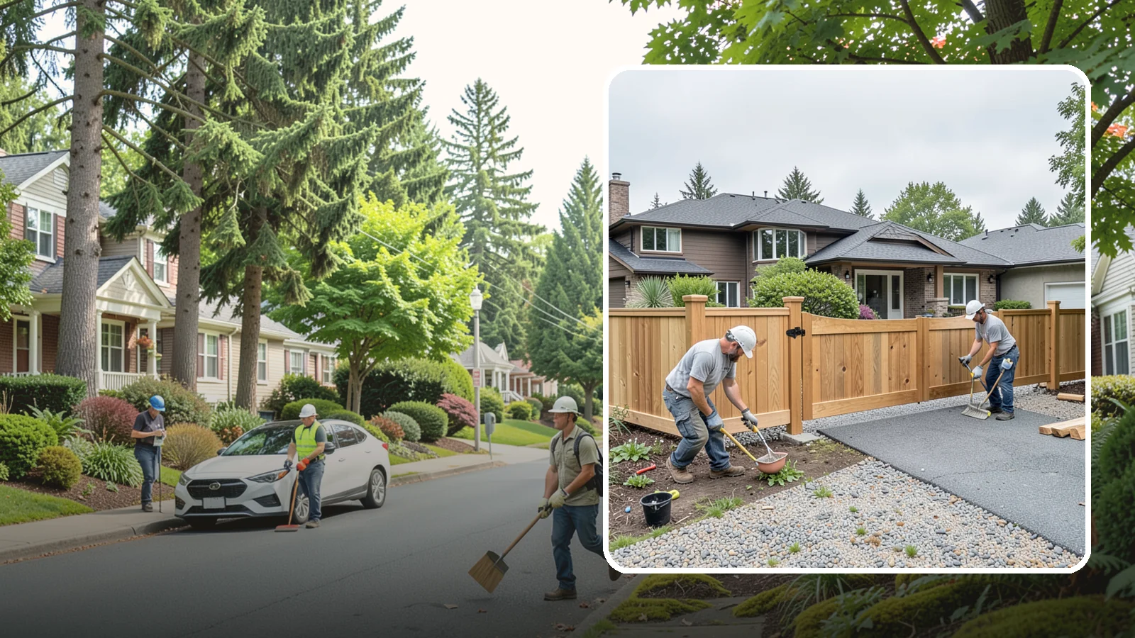 Fence Gate Installation in Beaux Arts Village, King County, WA - A custom fence gate built for smooth, reliable operation and matched to your existing fence.