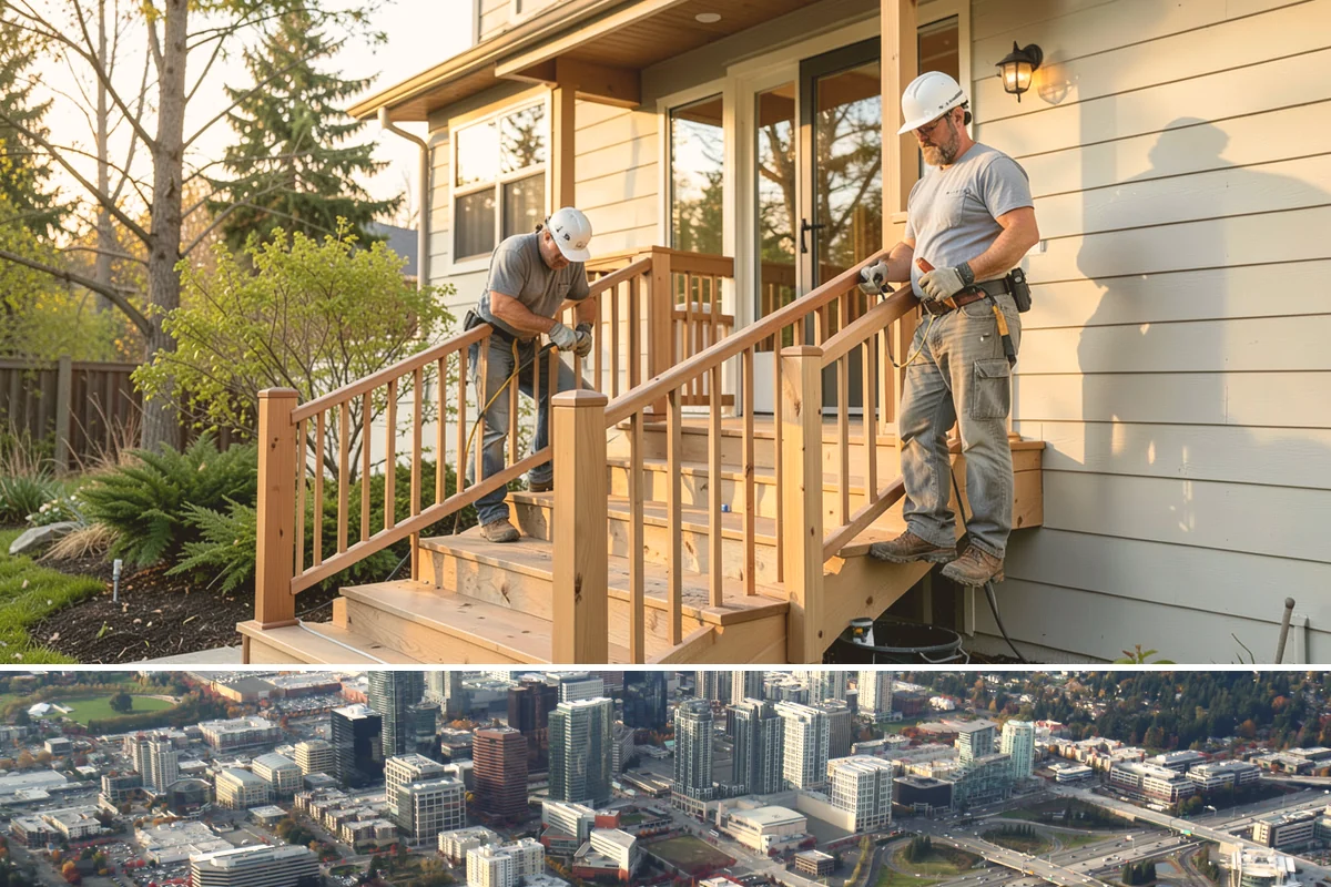 Fence Gate Installation in Bellevue, King County, WA - Any dry stretch works well, though summer footings for heavy gates cure most reliably.
