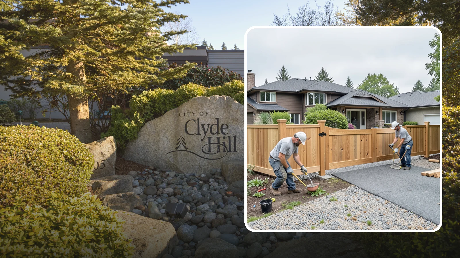 Fence Gate Installation in Clyde Hill, King County, WA - A custom fence gate built for smooth, reliable operation and matched to your existing fence.