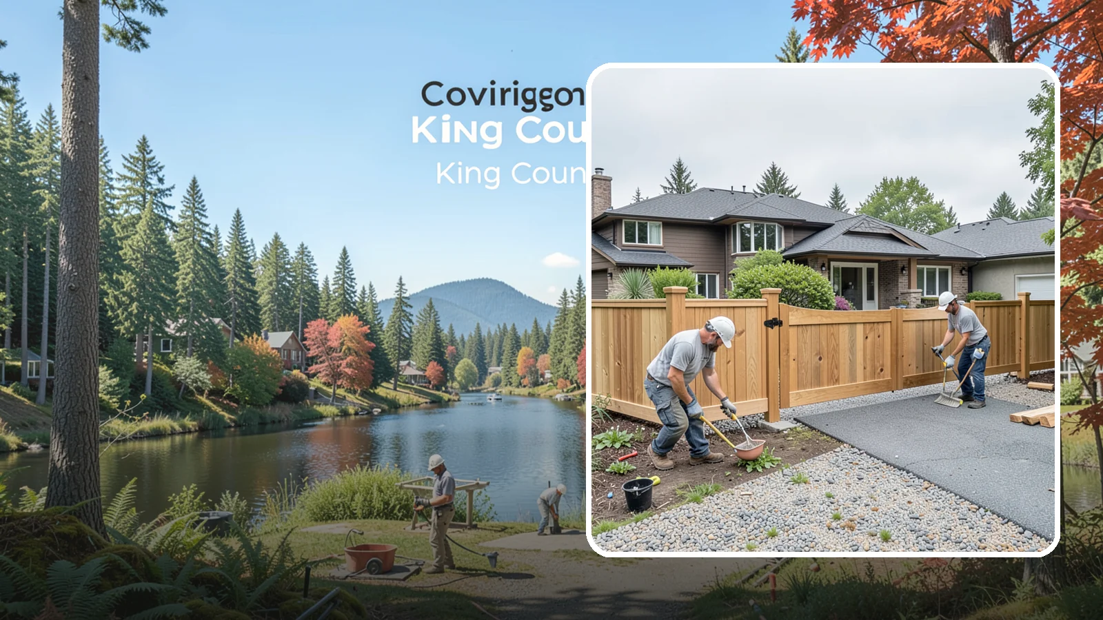 Fence Gate Installation in Covington, King County, WA - A custom fence gate built for smooth, reliable operation and matched to your existing fence.