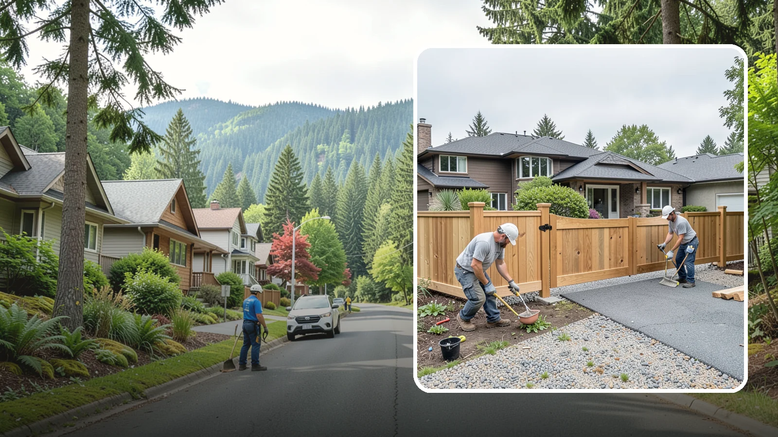 Fence Gate Installation in Darrington, Snohomish County, WA - A custom fence gate built for smooth, reliable operation and matched to your existing fence.