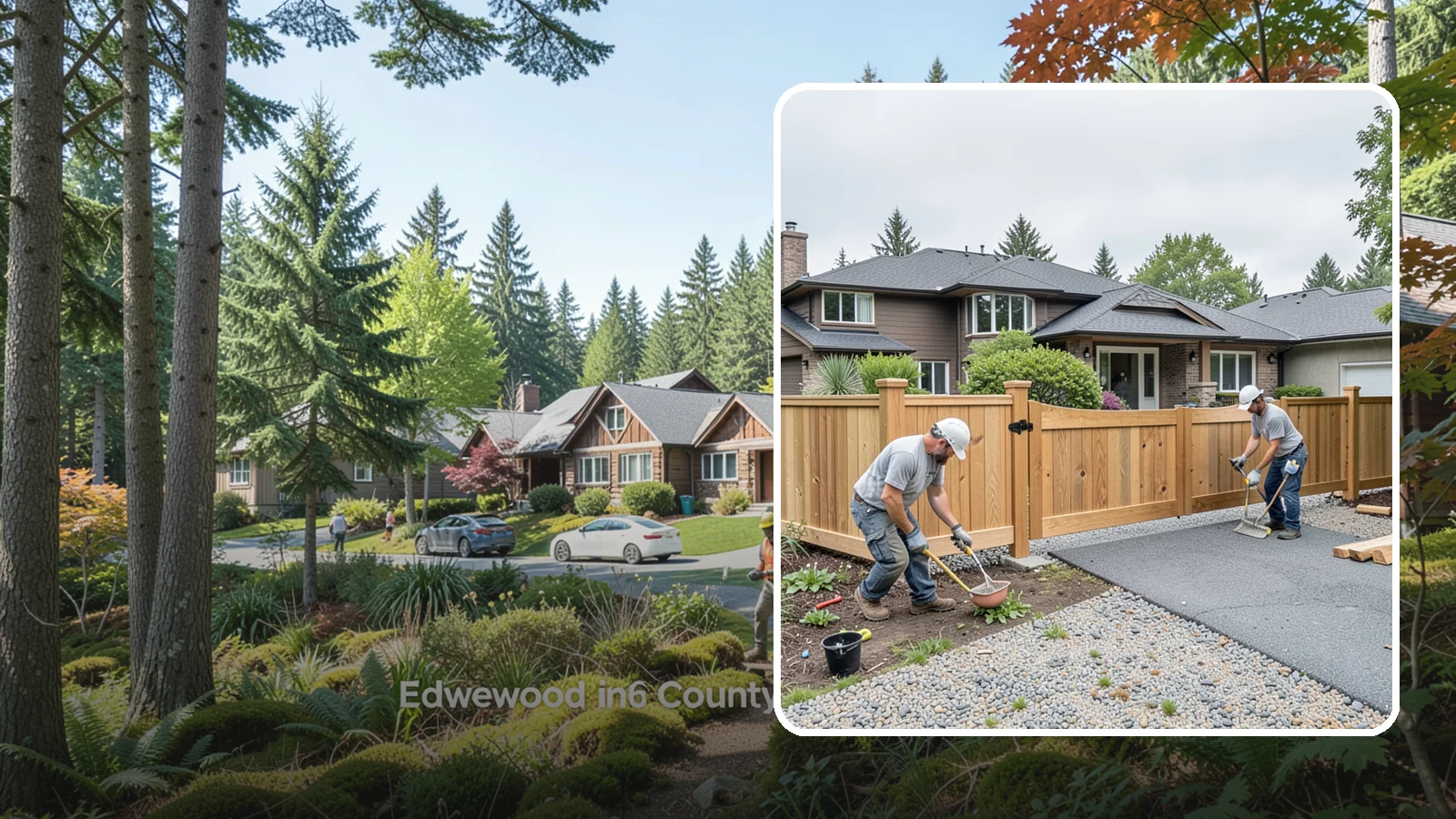 Fence Gate Installation in Edgewood, Pierce County, WA - A custom fence gate built for smooth, reliable operation and matched to your existing fence.