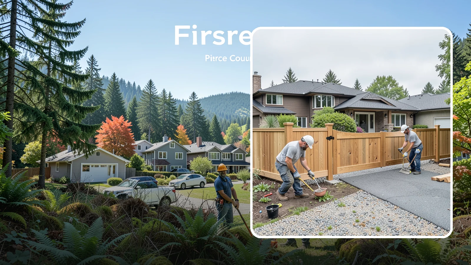 Fence Gate Installation in Fircrest, Pierce County, WA - A custom fence gate built for smooth, reliable operation and matched to your existing fence.
