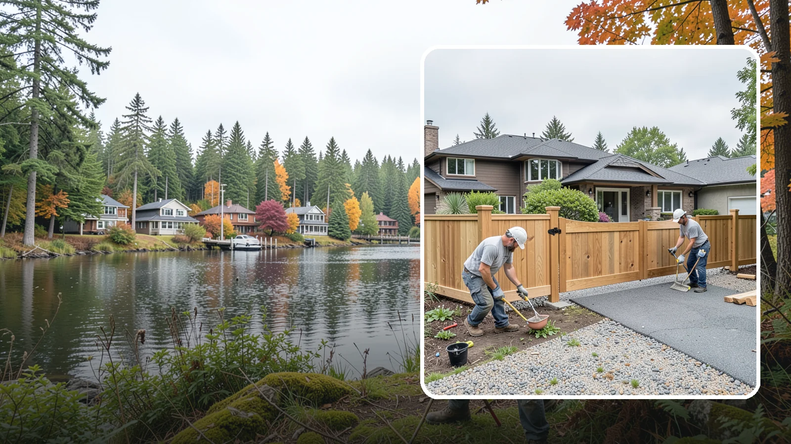 Fence Gate Installation in La Conner, Skagit County, WA - A custom fence gate built for smooth, reliable operation and matched to your existing fence.