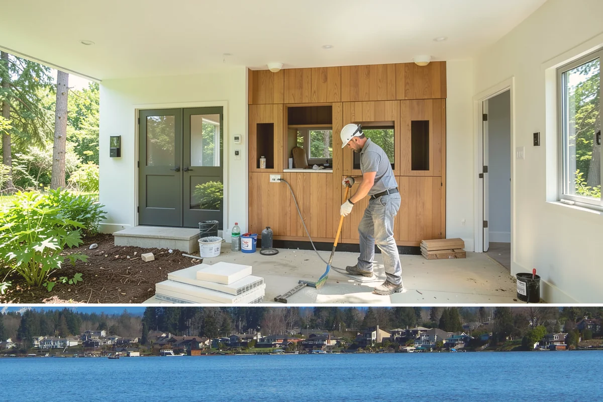 Fence Gate Installation in Lake Stevens, Snohomish County, WA - Any dry stretch works well, though summer footings for heavy gates cure most reliably.