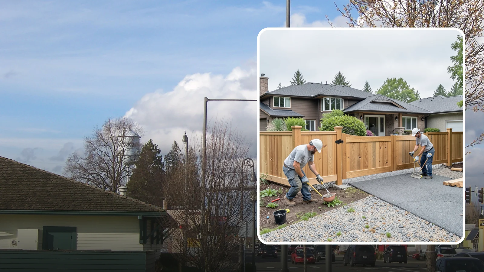 Fence Gate Installation in Marysville, Snohomish County, WA - A custom fence gate built for smooth, reliable operation and matched to your existing fence.