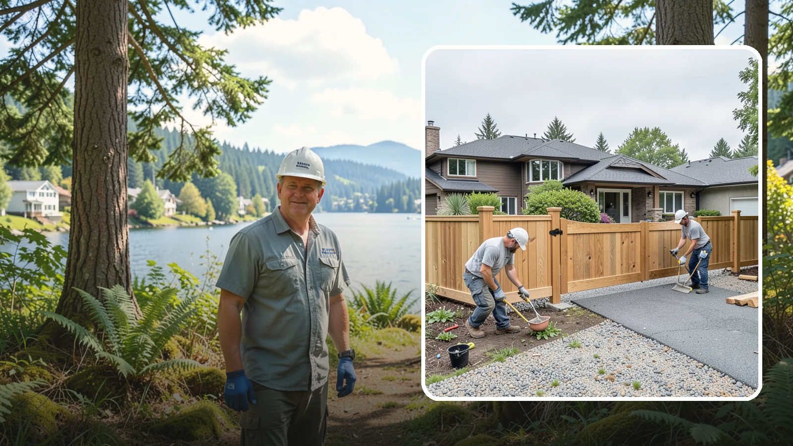 Fence Gate Installation in Milton, King County, WA - A custom fence gate built for smooth, reliable operation and matched to your existing fence.