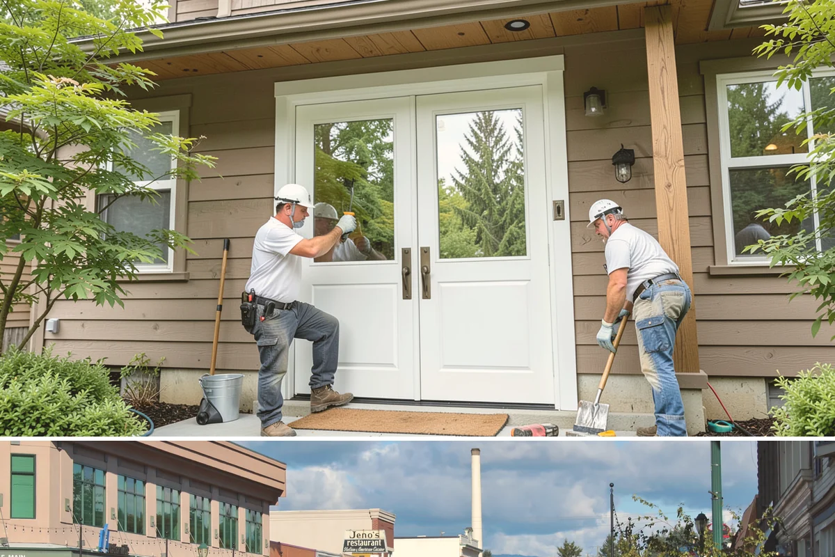 Fence Gate Installation in Monroe, Snohomish County, WA - Any dry stretch works well, though summer footings for heavy gates cure most reliably.