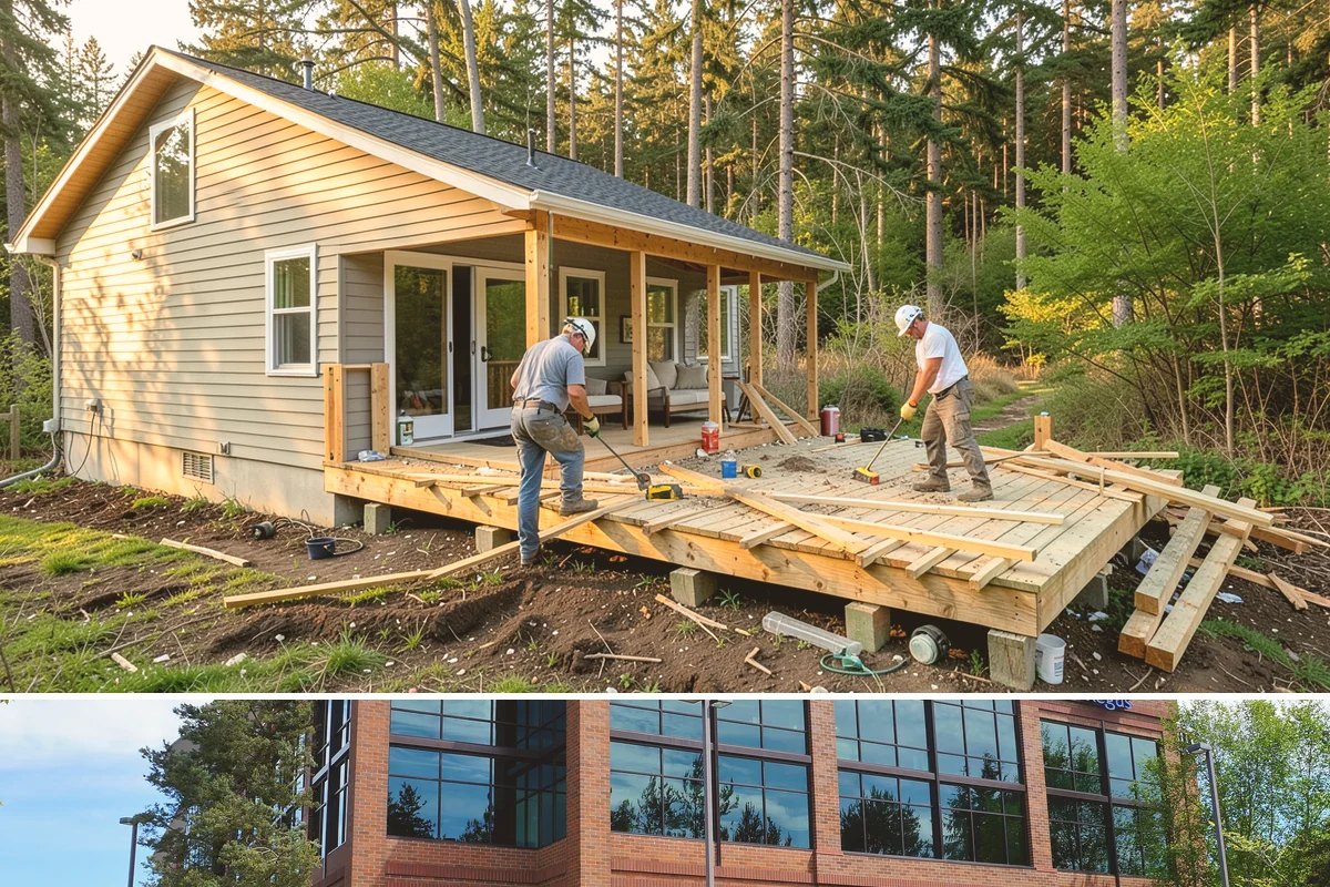 Fence Gate Installation in Mountlake Terrace, Snohomish County, WA - Any dry stretch works well, though summer footings for heavy gates cure most reliably.