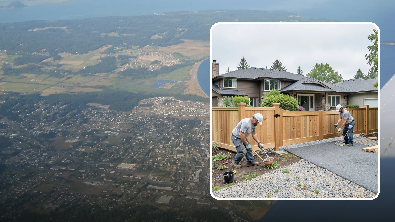 Fence Gate Installation in Oak Harbor, Island County, WA - A custom fence gate built for smooth, reliable operation and matched to your existing fence.