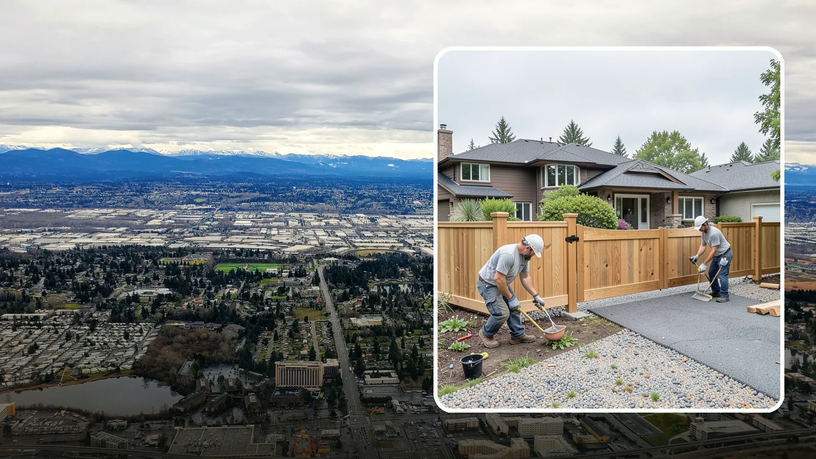 Fence Gate Installation in SeaTac, King County, WA - A custom fence gate built for smooth, reliable operation and matched to your existing fence.