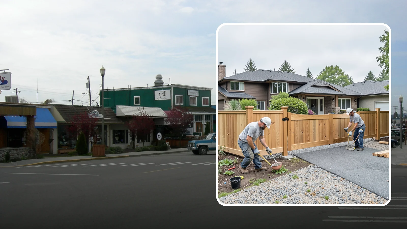 Fence Gate Installation in Stanwood, Snohomish County, WA - A custom fence gate built for smooth, reliable operation and matched to your existing fence.